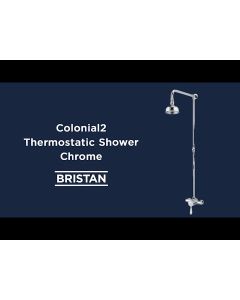 Colonial Thermostatic Shower Valve with Rigid Riser